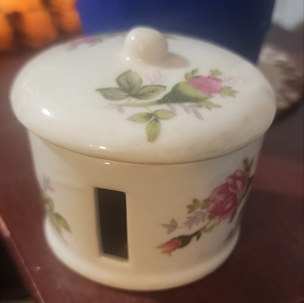 Vintage Ceramic Postage Holder
